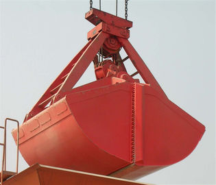 จีน 16 Ton Four Rope Mechanical Grabs Clamshell Grab for Loading Grains Leakage-proof ผู้ผลิต