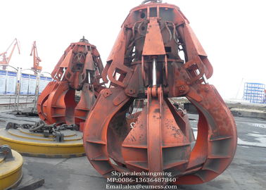 จีน 10T Electric Hydraulic Orange Peel Grab / Steel Scrap Orange Peel Grapple ผู้ผลิต