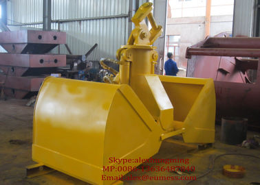 จีน Construction Equipments Excavator Clamshell Hydraulic Grab Bucket Customized Color ผู้ผลิต