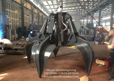 จีน Industrial Electric Hydraulic Orange Peel Grab / Excavator Scrap Grab 10 Ton - 50T ผู้ผลิต