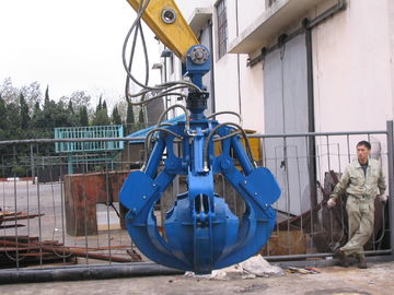 จีน Professional Excavator Grab Attachment Excavator Orange Peel Grab Bucket Large Capacity ผู้ผลิต