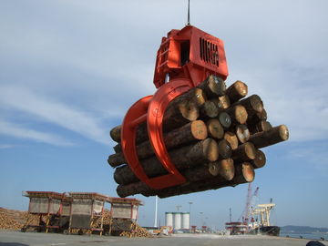 จีน Large Capacity Electro Hydraulic Timber Grab / Wood Grabs / Log Grapple High Efficiency ผู้ผลิต