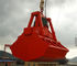 Professional Motor Electro Hydraulic Grabs Clamshell for Ship Crane 28T 6 - 12CBM ผู้ผลิต