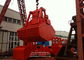 Clamshell Motor Electro Hydraulic Grabs For Ship Deck Crane to Discharge Bulk Cargo ผู้ผลิต
