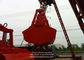 Clamshell Motor Electro Hydraulic Grabs For Ship Deck Crane to Discharge Bulk Cargo ผู้ผลิต