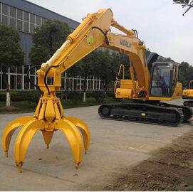 จีน Orange peel grab bucket excavator rotating hydraulic grab ผู้ผลิต