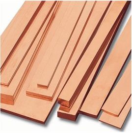 จีน Professional ASTM / JIS , Din 80 - 400mm Copper Flat Bar For Conveyors , Port Cranes ผู้ผลิต