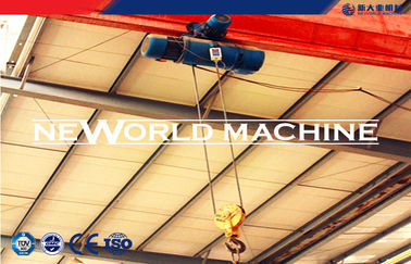 จีน Dual speed 2 ton Electric wire rope hoist for overhead crane 6 - 40m ผู้ผลิต