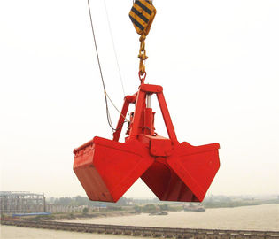จีน ISO Standard 25T 6 - 12m³ Electro Hydraulic Clamshell Grab  for Bulk Carrier Ship Crane ผู้ผลิต