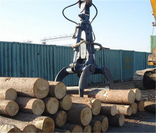 จีน 1.0m³ Excavator Grab Attachment Orange Peel Grab Bucket  for Loading Logs and Timbers ผู้ผลิต
