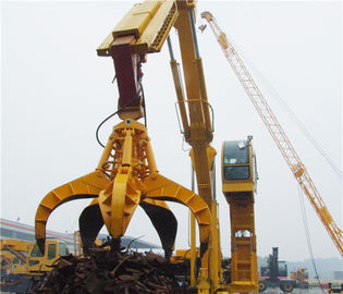 จีน 1.25m³  Excavator Grab Attachment Orange Peel Excavator Grab Bucket for Loading Steel Scrap ผู้ผลิต