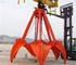 16T Ropes Mechanical Orange Peel Grab 5m³  for Loadiing Sand Stone / Steel Scraps and Ore ผู้ผลิต