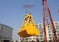 Crane Mechanical Grabs High Performance Bulk Cargo Loading Four Rope Clamshell Grapple ผู้ผลิต